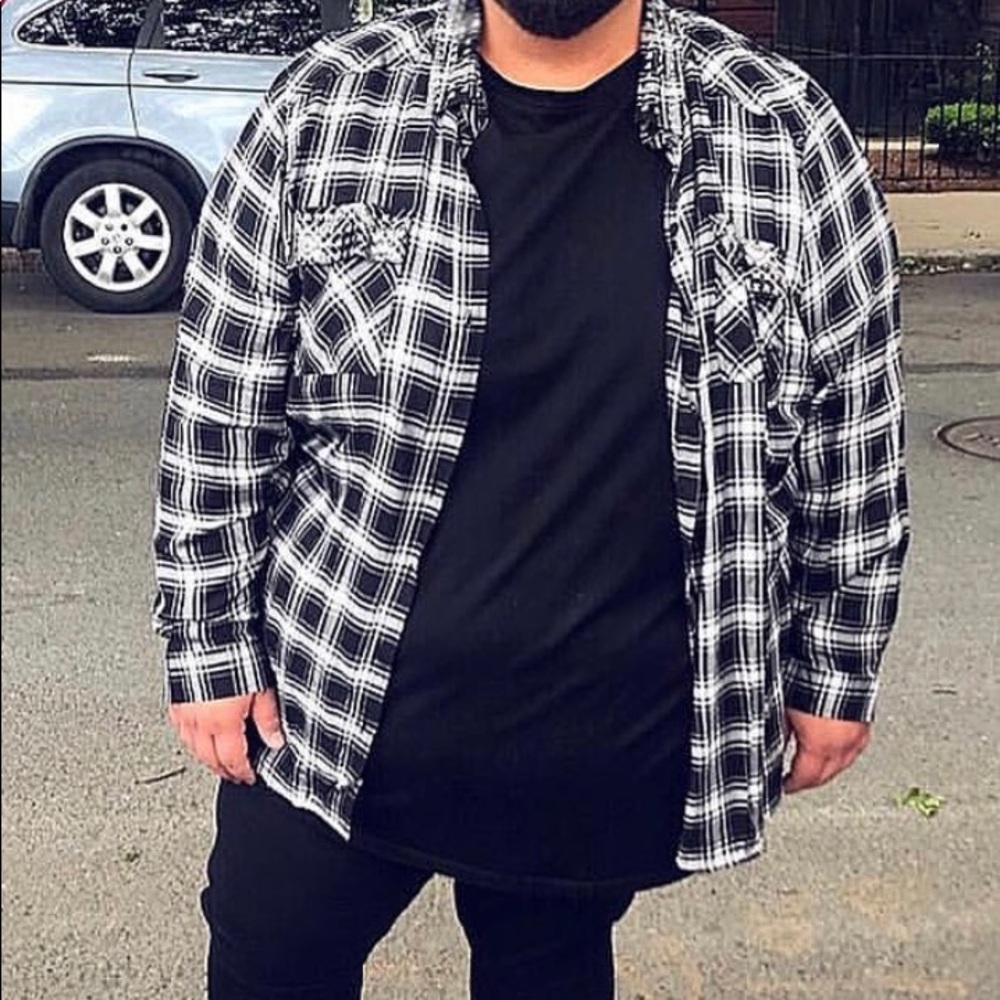 Button up plaid shirt. Worn twice